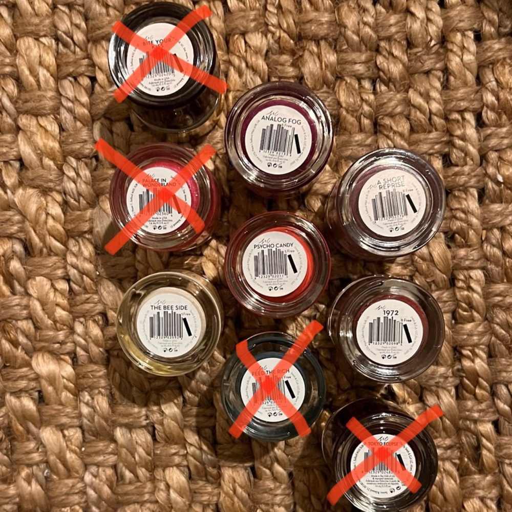 Lot of 5 Smith & Cult Nail colors